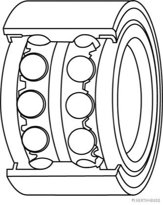 J4705023 Jakoparts Подшипник ступицы передней